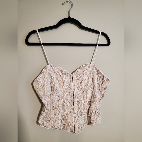 Princess Polly Tops - PRINCESS POLLY GIORGI LACE CORSET TOP